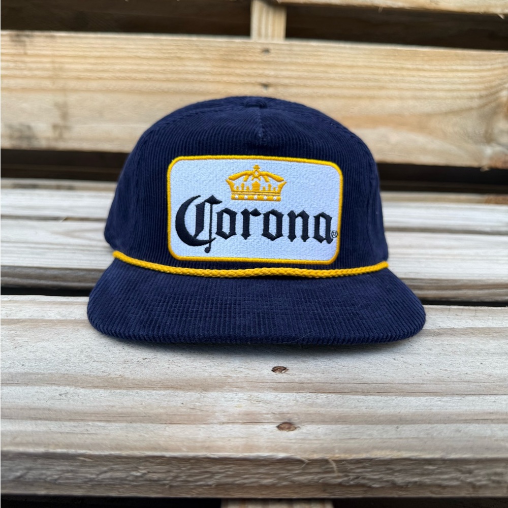 Corona Extra Beer Corduroy SnapBack Trucker Hat